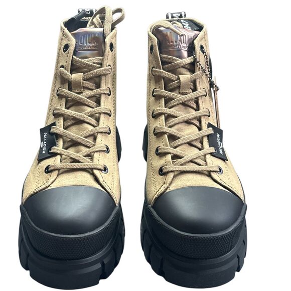 PALLADIUM Revolt Hi TX Platform Boot Women’s Size 8 Style 97242-307-M Sneakers - Picture 2 of 5